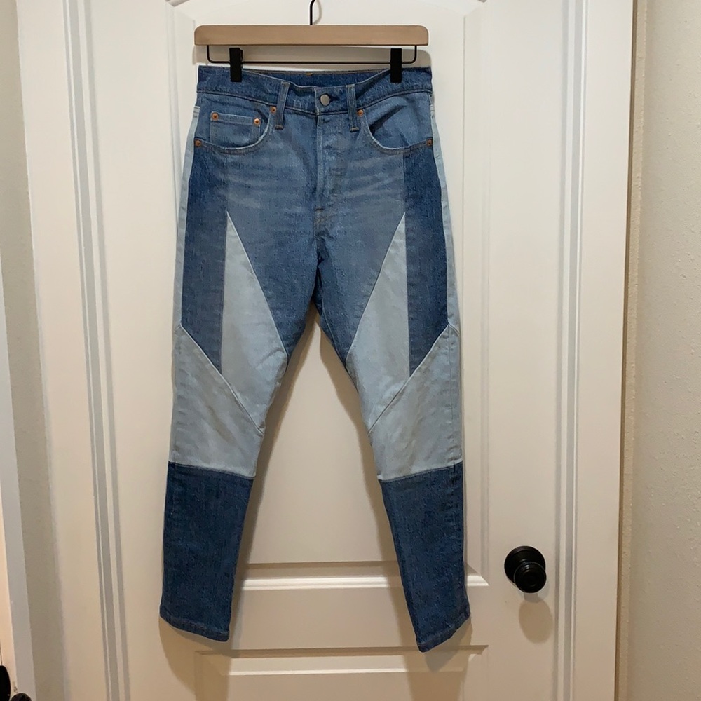 Levi’s Twice As Nice patchwork 501 Skinny